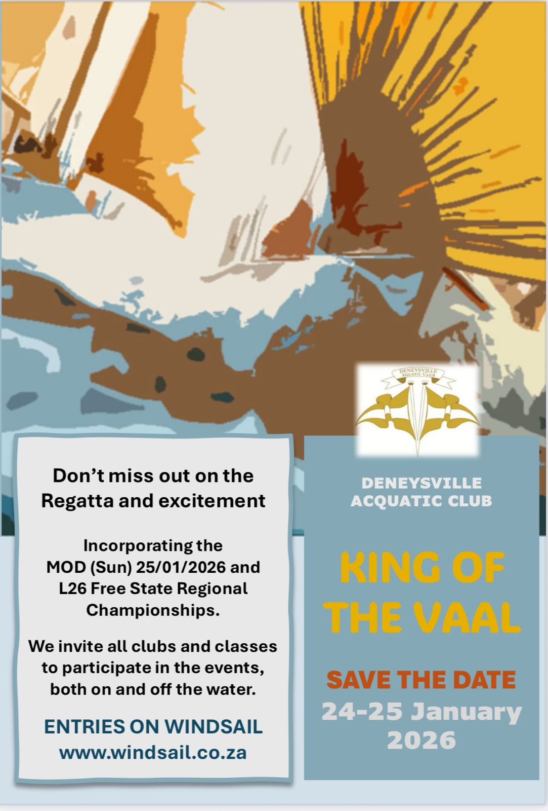 DAC King of the Vaal Poster