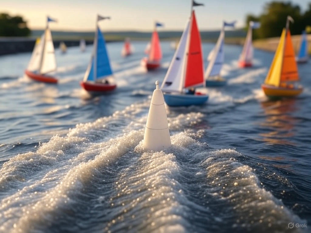 a picture of toy boats